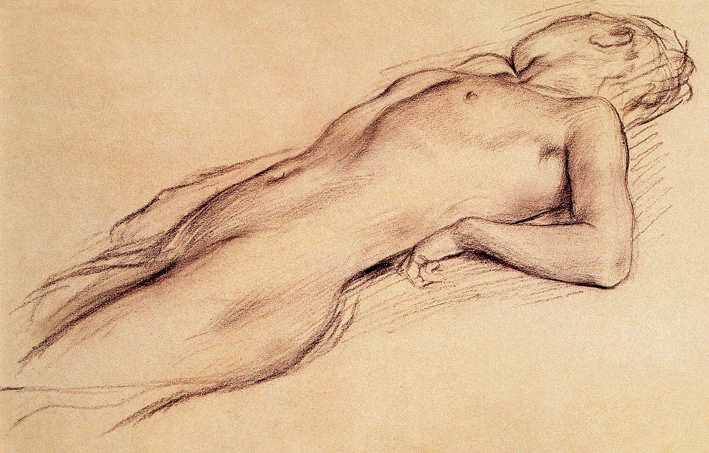 Degas-Femme-nue-étendue